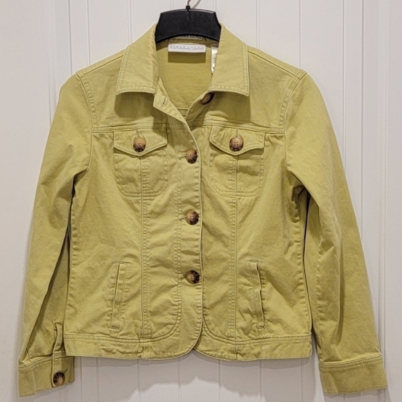 Liz Claiborne Jackets & Blazers - First Issue by Liz Claiborne Green jacket